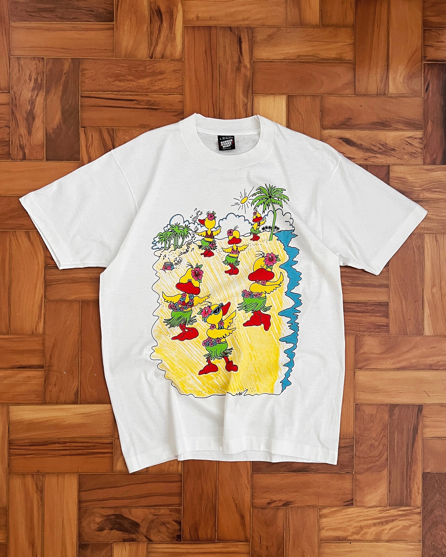 Polera Vintage "Happy Ducks"